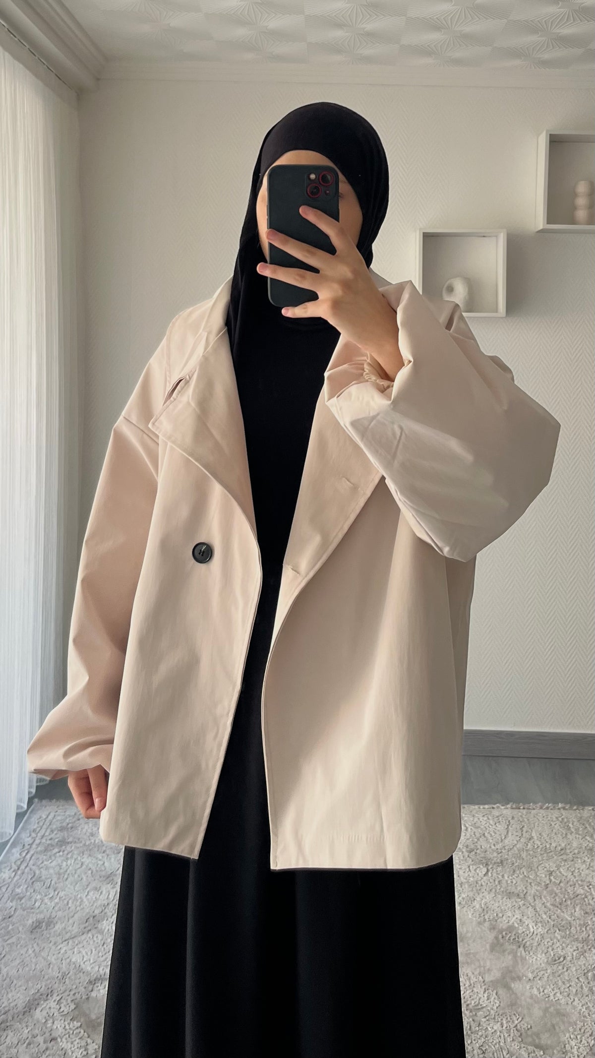 Trench mi-long Selin