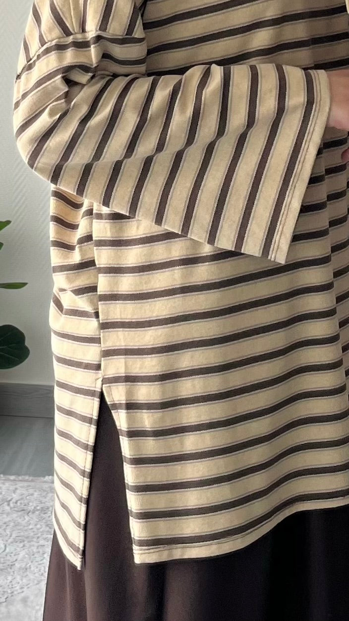 Pull Oversize Rayé Alma
