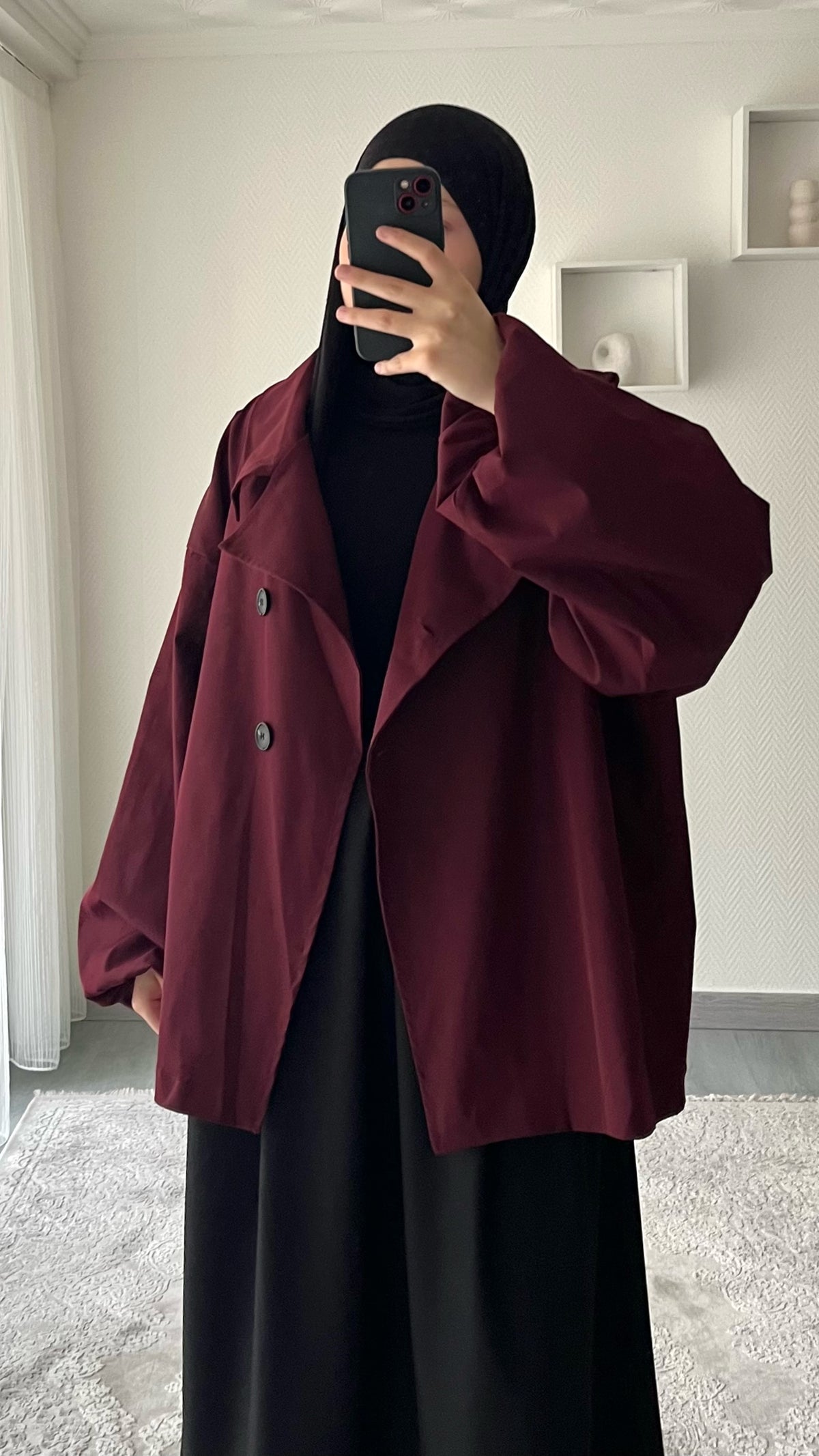 Trench mi-long Selin