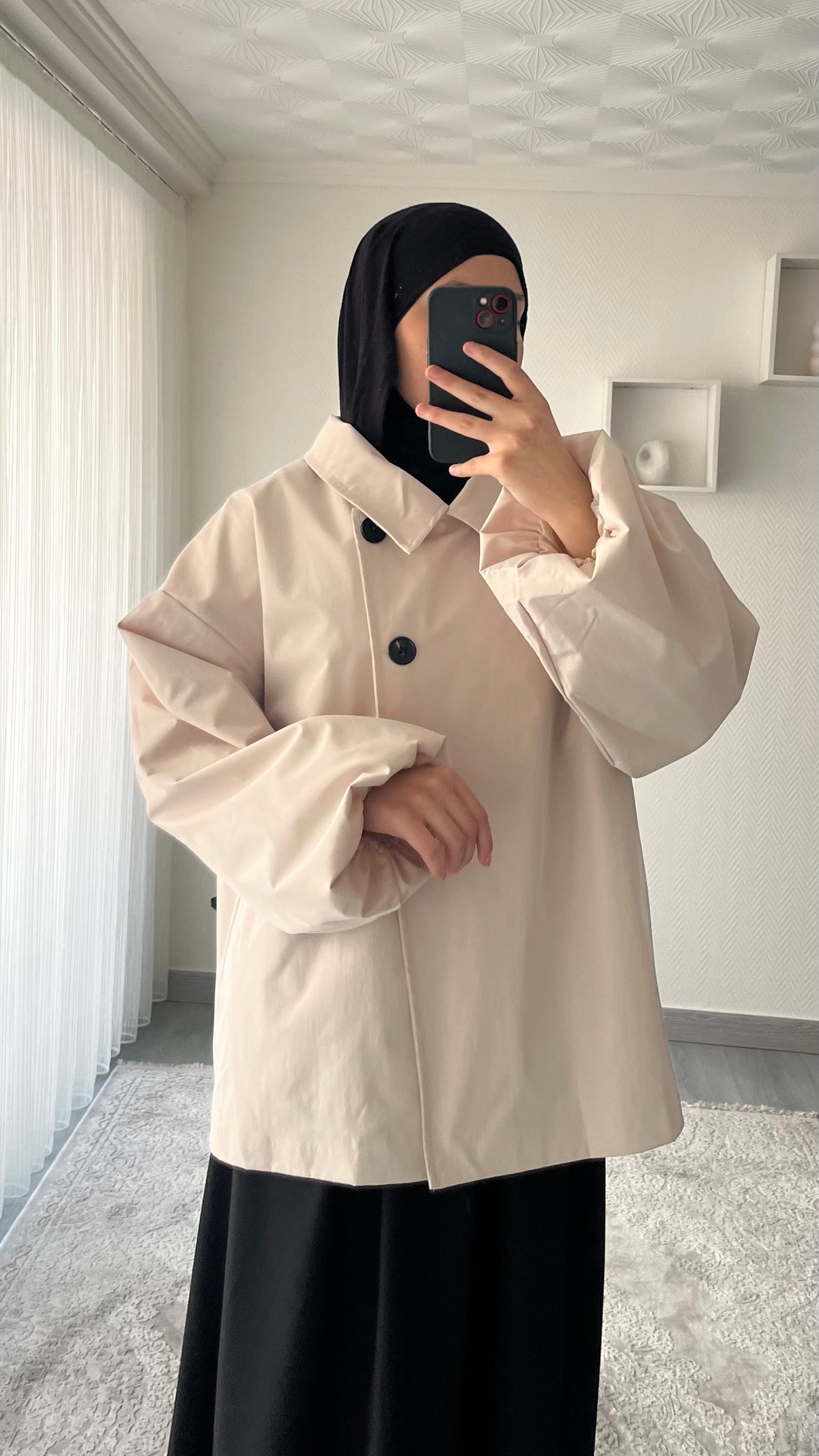 Trench mi-long Selin