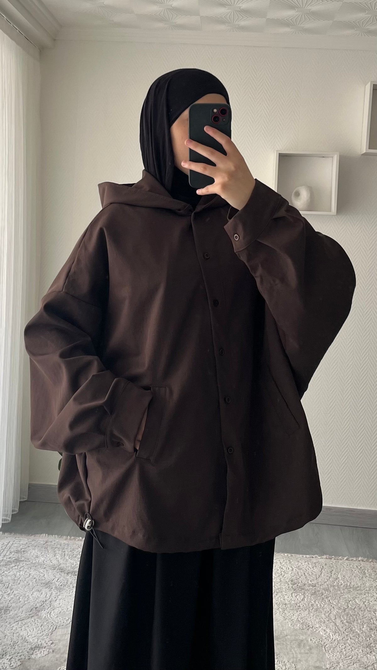 Veste à capuche Mina